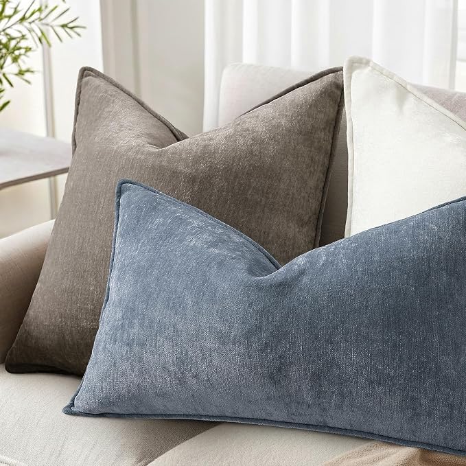 decorUhome Summer Couch Throw Pillow Covers 20x20 Set of 2, Decorative Soft - Image 5