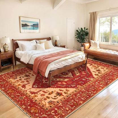 SERISSA 6x9 Washable Non Slip Boho Area Rug - Image 6