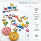 Bakerpan Pearl Luster Dust Edible, Periwinkle Blue Edible Glitter for Cocktails, 4 Grams Edible Glitter for Cake Decorating, Cookies, Chocolates and Candies, Drinks (Made in USA)