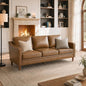 Kingfun 80" Faux Leather Sofa, 3 Seater Couch, Mid Century Modern Couches by KINGFUN-Anexcitingoption