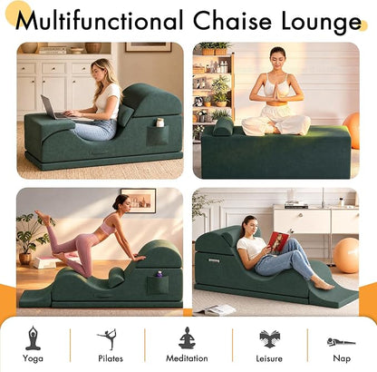 Convertible Yoga Chair for Adults, Ergonomic Foam Lounge - Image 3