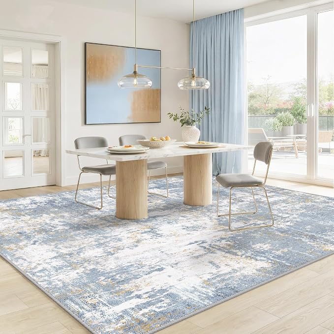RELEANY Washable 6'x9' Abstract Area Rug - Image 2