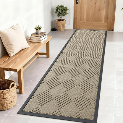 OLANLY Front Door Mat Outside Entrance 71x23, Waterproof Heavy-Duty Doormat | by OLANLY