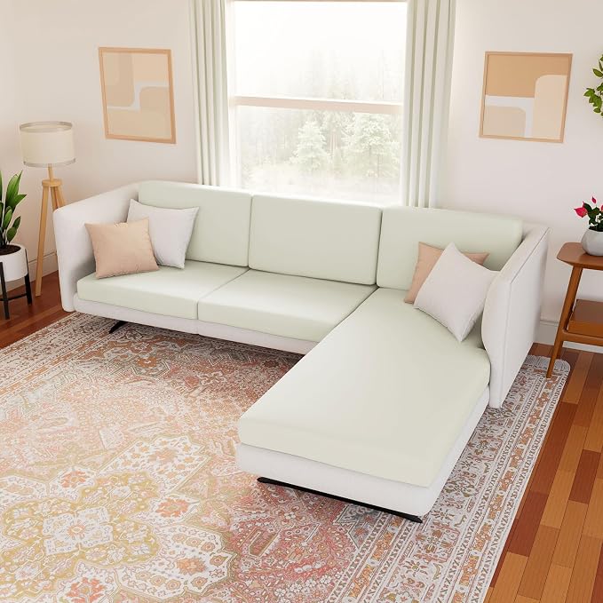 Waterproof Couch Cushion Covers, Stretch Sofa Seat Slipcovers | Stretch Fabric - Image 2