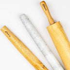 French Rolling Pin – 18 Inch Wooden Dough Roller for Baking Pizza, Pie Crust, Cookies & Pasta | Essential Kitchen Tool & Gift for Bakers, Chefs & Home Cooks