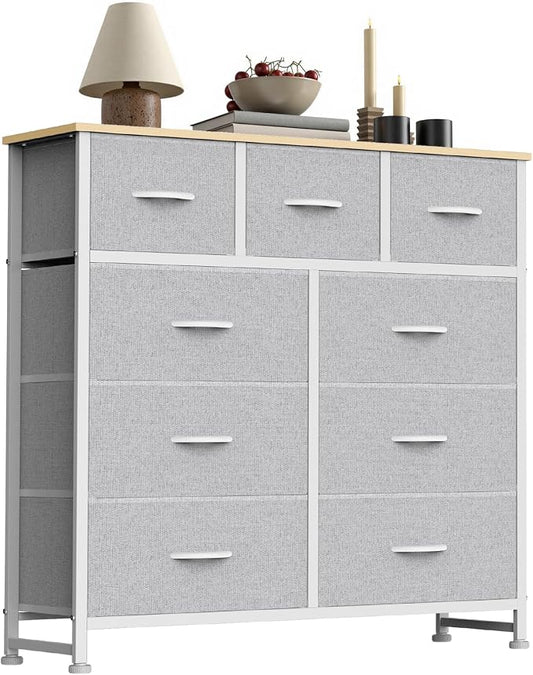 Sweetcrispy 9 Drawer Fabric Dresser Storage Tower by Sweetcrispy