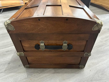 Steamer Trunk Hope Chest for Blankets, Amish Hand-Crafted in USA Maple - Image 7