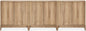 mopio Brooklyn Fluted Storage Cabinet, Modular Accent Buffet Sideboard by MopioInc