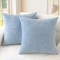 CaliTime Decorative Couch Throw Pillow Covers 20 X 20 Inches Baby Blue | Pack by CaliTime
