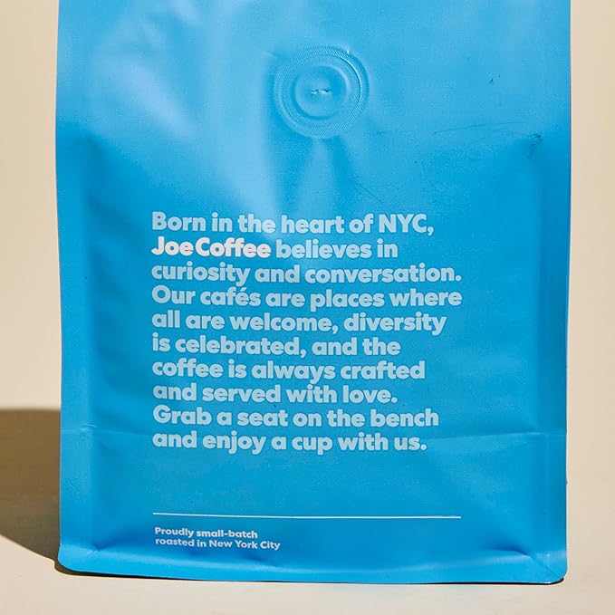 Joe Coffee Company - Nightcap Decaffeinated Whole Bean Specialty Coffee, 6 oz Bag | NYC Roaster, Rainforest Alliance Certified, Kosher, Climate-Friendly