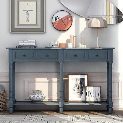Merax Retro Console Table Sofa Table - Image 3