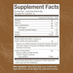 OM MUSHROOM SUPERFOOD Coffee Latte Blend Mushroom Powder, Single Serve, 10 Count, Lion's Mane, Cordyceps, Reishi, Chaga, Energy & Mental Clarity Support Supplement