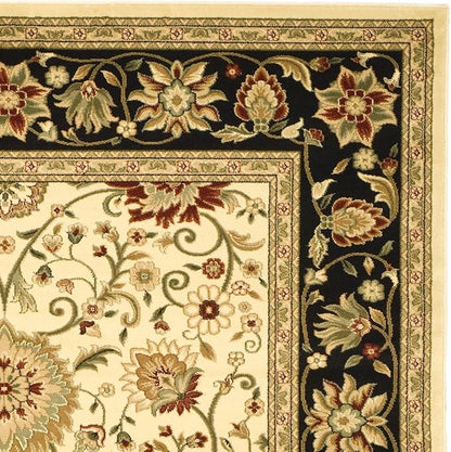 SAFAVIEH Lyndhurst Area Rug 6x8, Traditional Ivory & Black LNH212B - Image 7