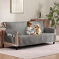 Quilted Cool Gray Sofa Slipcovers by Pamhaven