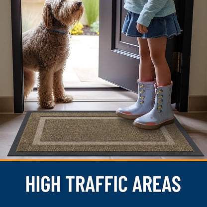 OLANLY Front Door Mat Outside 47x32, All-Season Heavy-Duty Rubber Doormat | - Image 7