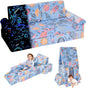 IFNOW Modular Kids Play Couch, Convertible & Washable Toddler Foam Couch Kids by IFNOW