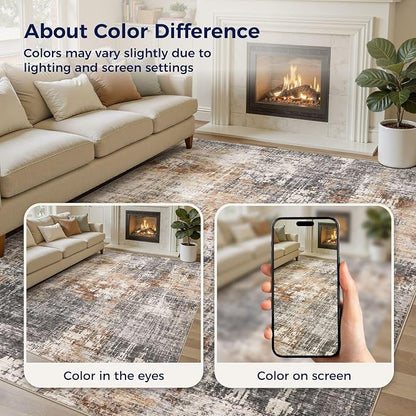 DMOYEST Square Area Rug Living Room Rugs - Image 6