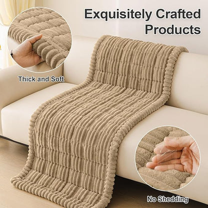 Couch Cover for Dogs, Washable Non Slip Plush Flannel Sofa Protector | Thick - Image 8