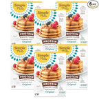 Simple Mills Just Add Water Almond Flour Pancake Mix, Original Protein - Gluten Free, Plant Based, Paleo Friendly, Breakfast, 10.4 Ounce (Pack of 6)