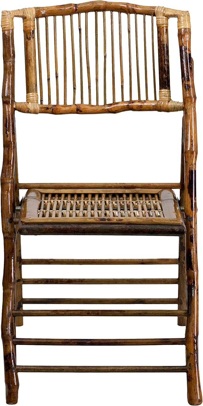 Flash Furniture Folding Bohemian Bamboo Chairs - Image 15