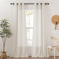 NICETOWN Flax Sheer Linen Curtains by NICETOWN