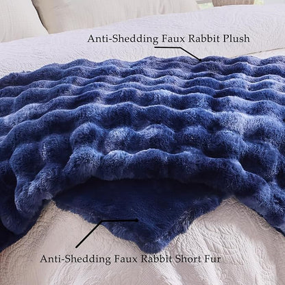 BENVWE Fluffy Faux Fur Throw Blanket - Image 4