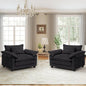 Modern Oversized Accent Chairs Set of 2, Chenille Cloud Sofa Chair by choairy