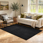 3x5 Black Solid Area Rug Washable Non-Slip Soft Thin by Unknown