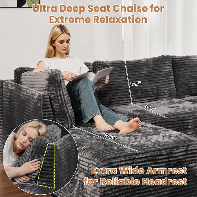 ovios 32.7 inches Armrest Seat Module - Image 7