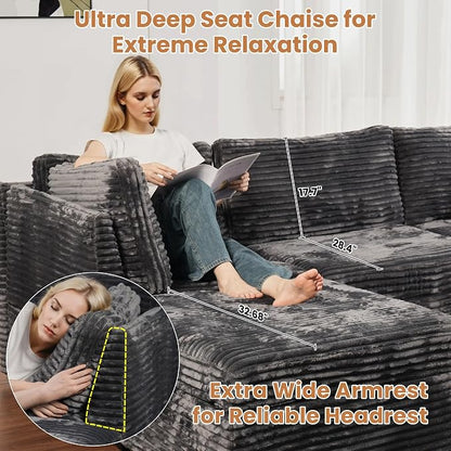 ovios 32.7 inches Middle Seat Module - Image 7