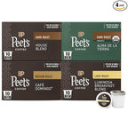 Peet's Coffee, Single Serve Coffee Pods Variety Pack - Luminosa Breakfast Blend, Café Domingo, Organic Alma De La Tierra, House Blend, 40 Count (4 Boxes of 10 Pods)