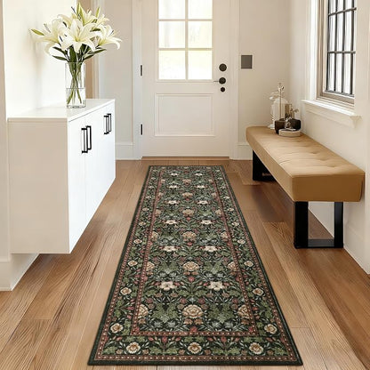 GarveeHome Washable Runner Rug 2x6, Non Slip Floral Kitchen Runner - Image 8