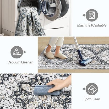 Madane Kitchen Runner 2'6''x8' Soft Rug Runners - Image 4