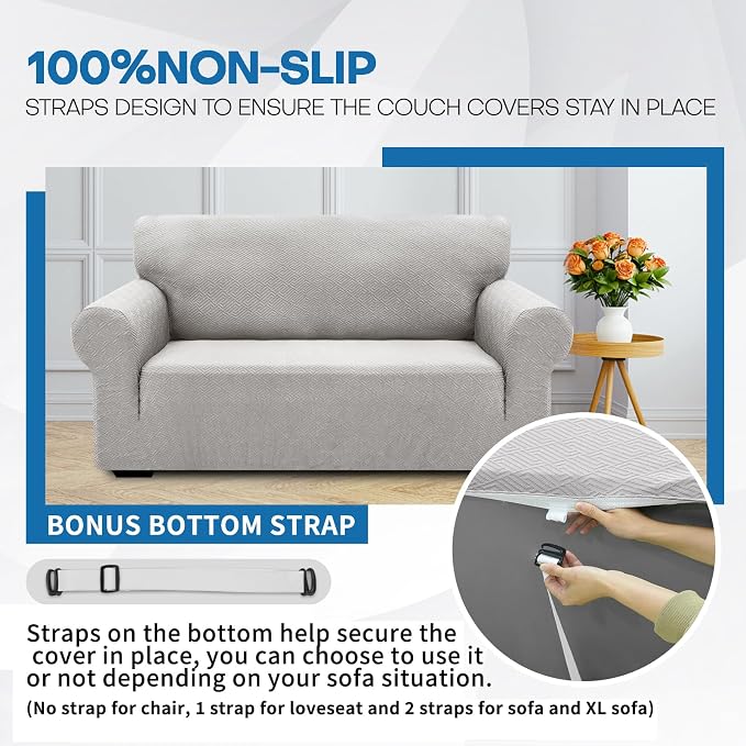 XINEAGE 2026 New Stretch Armchair Covers 1 Piece Chair Slipcovers Chair - Image 7