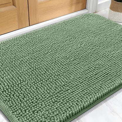 OLANLY Dog Door Mat for Muddy Paws 32x20, Super Absorbent Chenille Mud Mat | by OLANLY