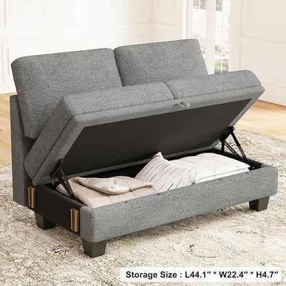 Belffin 45.6” Chenille Loveseat Module - Image 3
