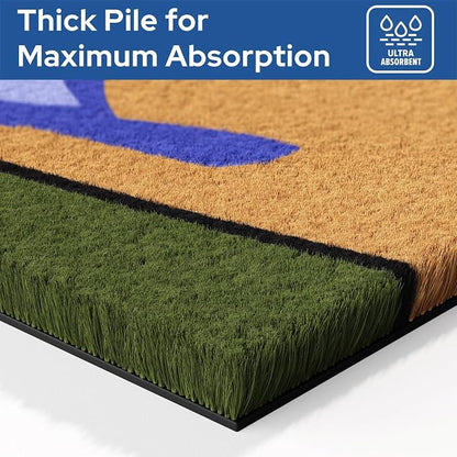 Barnyard Designs Natural Coco Coir Non-Slip Doormat | Heavy-Duty Welcome Mat - Image 7