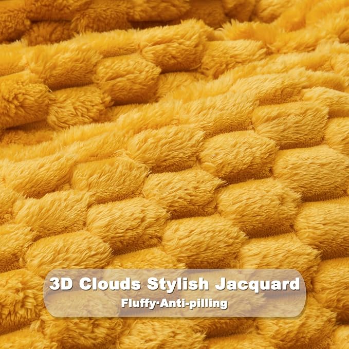 NEWCOSPLAY Fleece Clouds Cozy Throw Blanket - Image 7