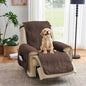 Large Brown Recliner Chair Covers, Quilted Décor Water-Repellent Lazy Boy Chair by Pamhaven