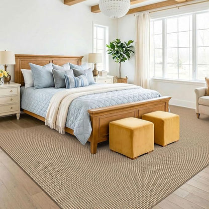 KOZYFLY Farmhouse 7.5x10 Rugs for Living Room, Non Slip Woven Area Rugs - Image 8