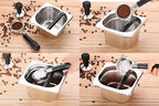 Coffee Knock Box Stainless Steel, Apexstone Espresso Knock Box Stainless Steel, Knock Box for Espresso Coffee Grounds, Knock Box Small