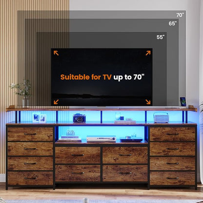 BTHFST 12 Drawers TV Stand Dresser - Image 2