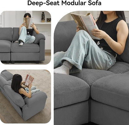 61'' Modular Loveseat Sofa - Image 4