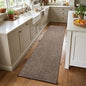 2x8 Coffee/White Runner Rug Washable Non-Slip by Unknown