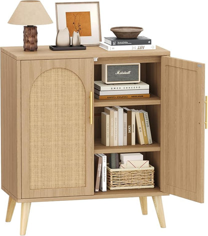 15.7"D Rattan Buffet Sideboard Cabinet - Image 8