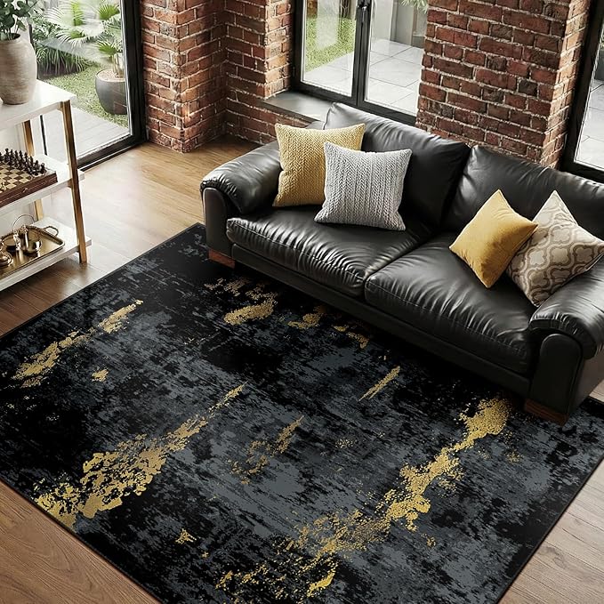 RELEANY Washable 6'x9' Abstract Area Rug - Image 8