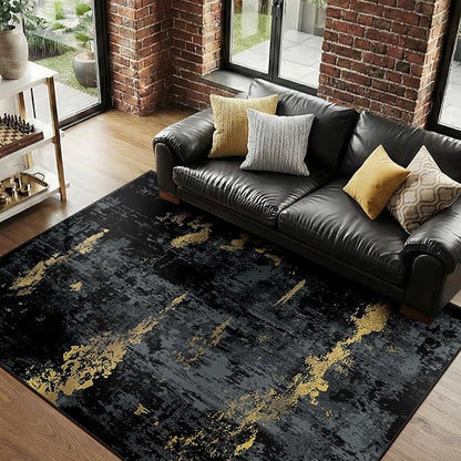 RELEANY Washable 6'x9' Abstract Area Rug - Image 8