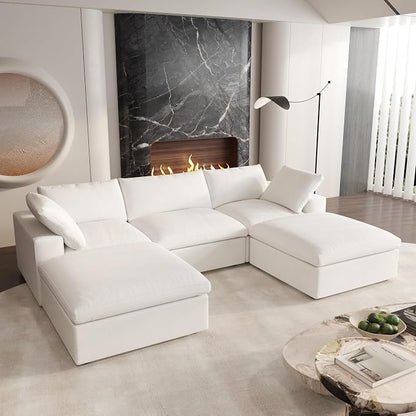 Cloud Modular Sectional Sofa Couch, U Shaped Couch 5 Seater - Image 3