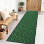 OLANLY Front Door Mat Outside 71x23, All-Season Absorbent Rubber Doormat | Green by OLANLY