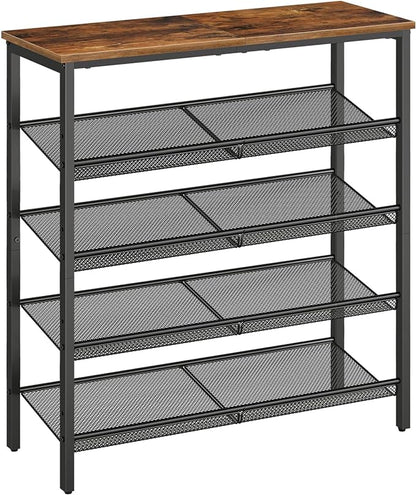 HOOBRO Shoe Rack for Entryway, 5-Tier Shoe Organizer by HOOBRO